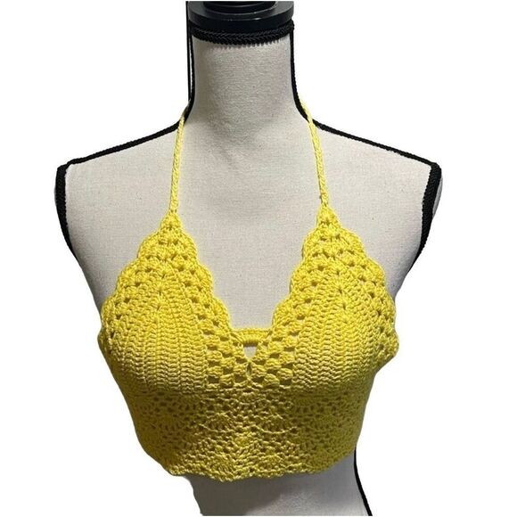 Brand New!! Crochet bikini/halter top - Picture 1 of 3